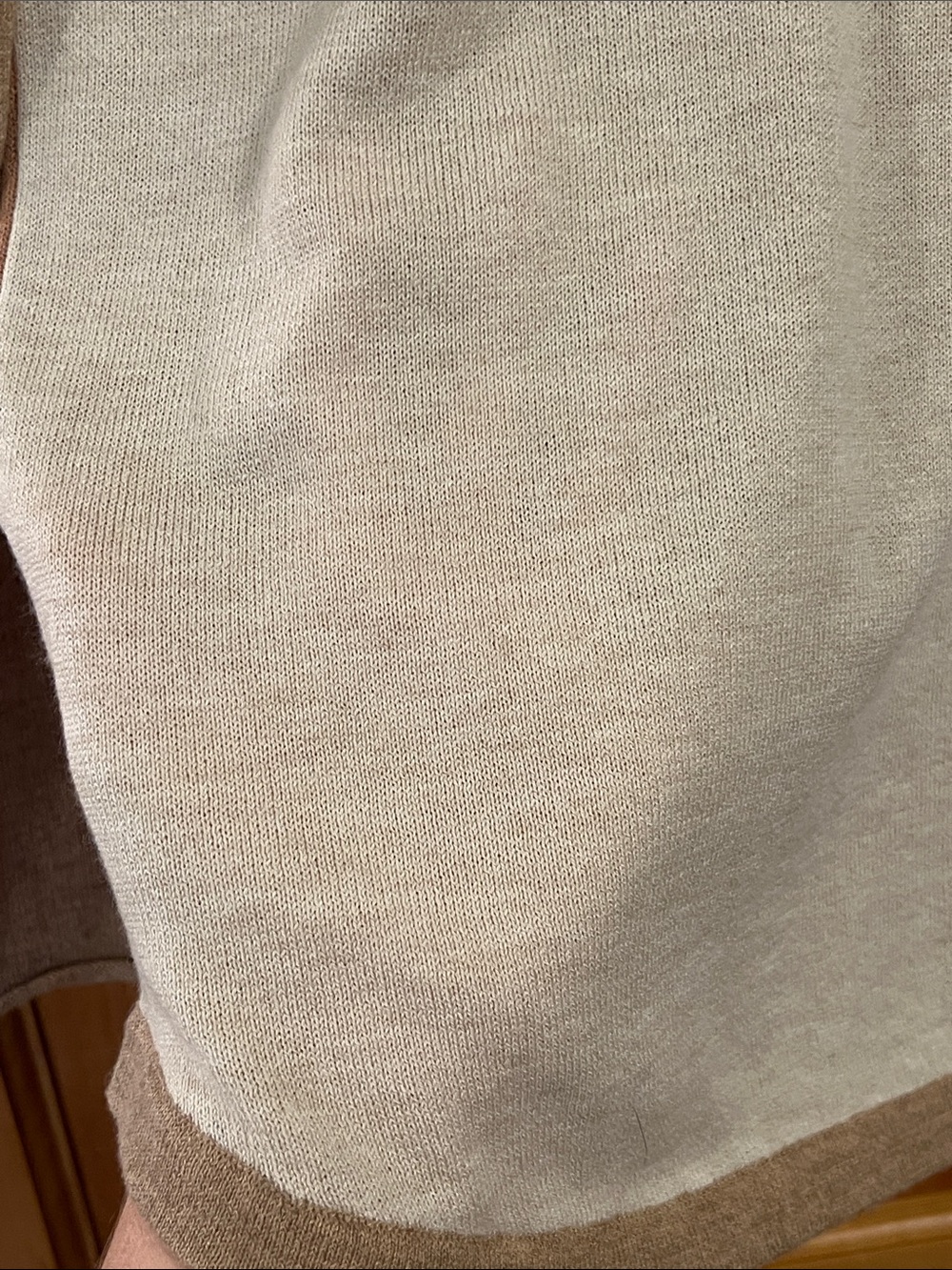 Smartwool Cream and Brown Colorblock Crewneck Sweater - Picture 8 of 8